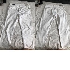 Citizens of humanity white crop jeans